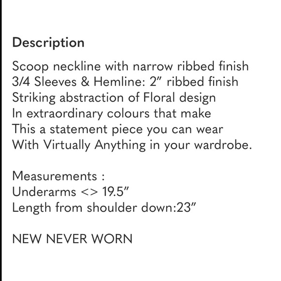 Ruby Rd. Multicolor Abstract Cardigan  size Large  
NWOT - Picture 11 of 11